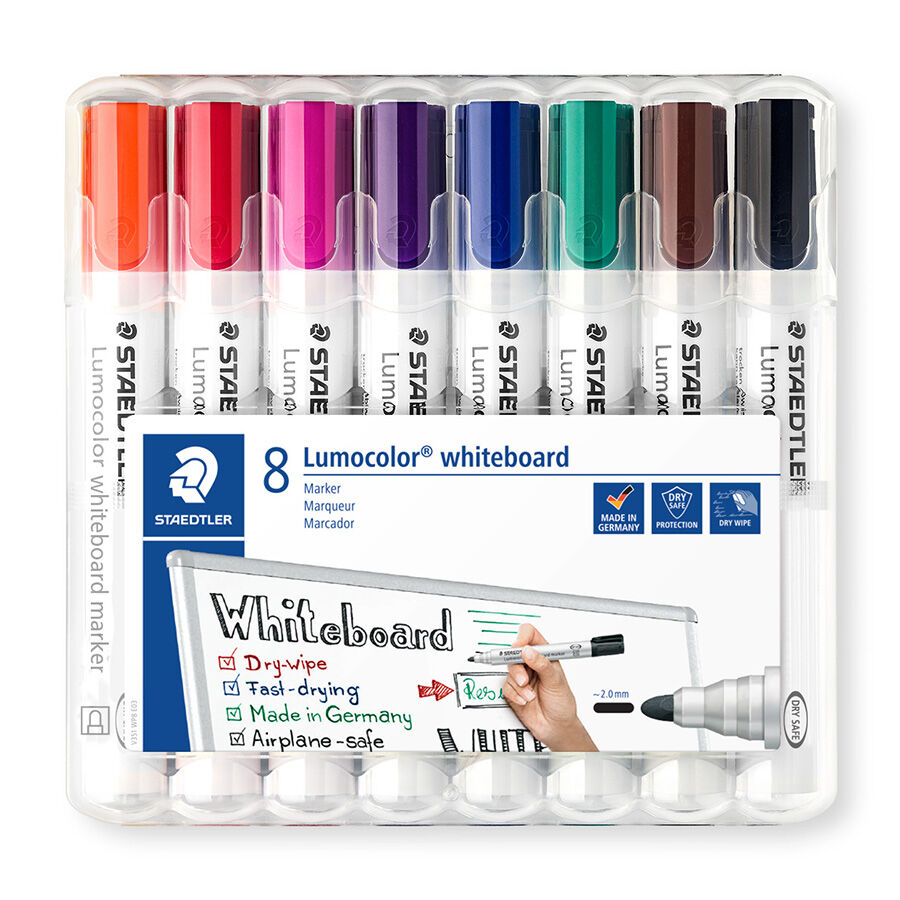 Staedtler Rotulador pizarra blanca  Lumocolor 8 colores