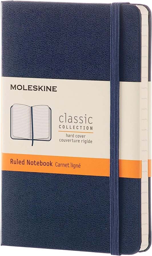 Moleskine Libreta  P Azul Oscuro Raya