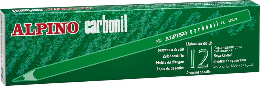 Alpino Lápiz de carbón  Carbonil 12u