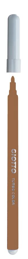 Giotto Rotulador  Turbo Color marrón 12u