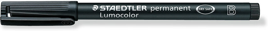 Staedtler Rotulador permanente  Lumocolor 314 negro 10u