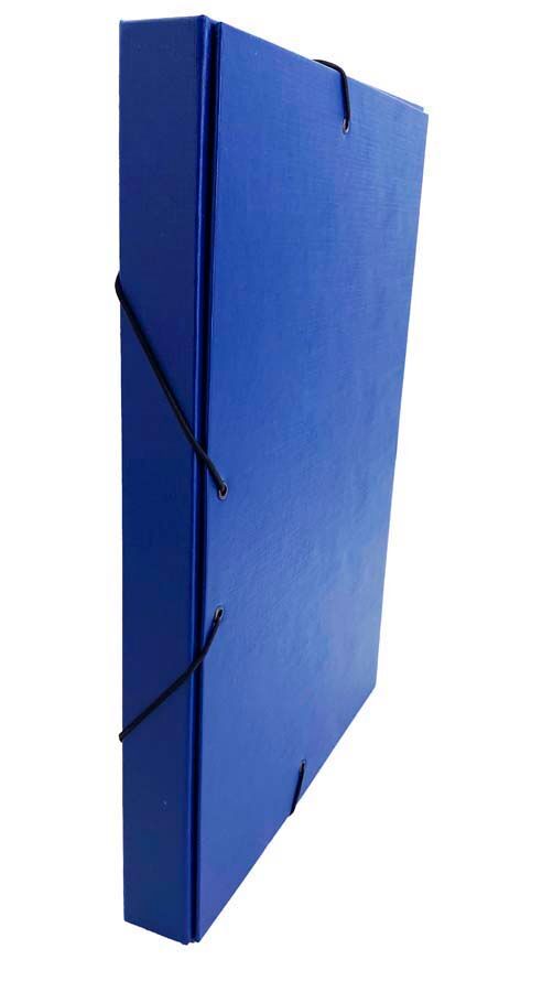 Abacus Carpeta proyectos  forrada 30mm azul