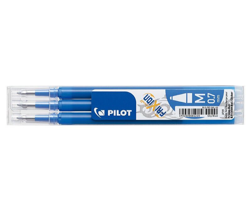 Pilot Recambio Bolígrafo  Frixion azul 3u