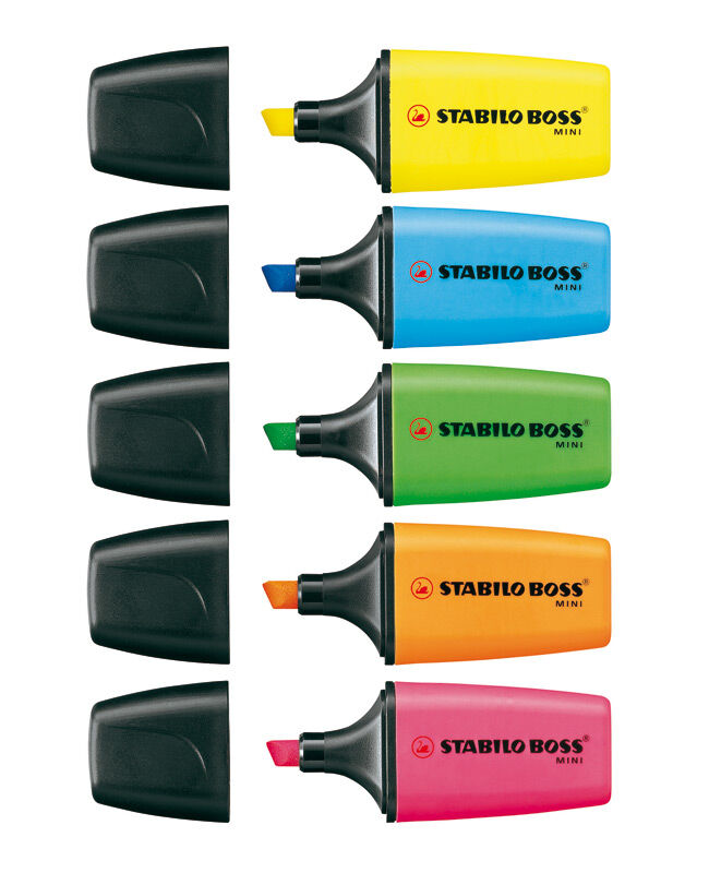 Stabilo Marcadores fluo  Boss Mini 5 Colores