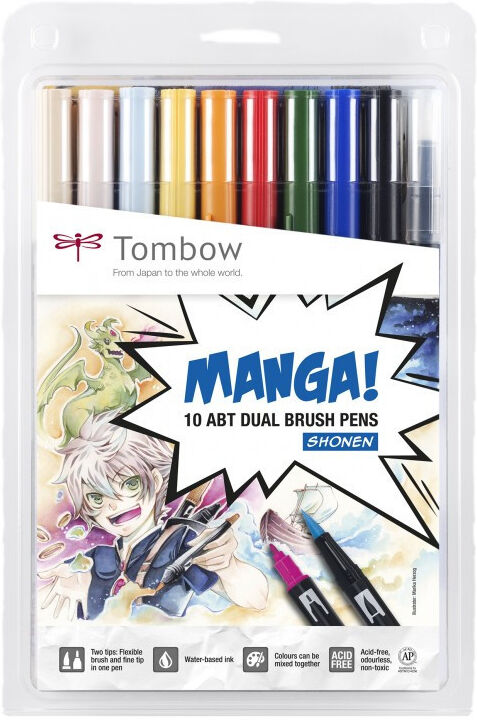 Tombow Rotuladores ABT  Manga 10 colores