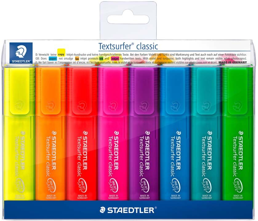 Staedtler Marcadores  Textsurfer 8 colores