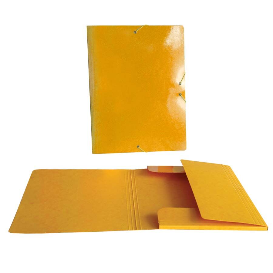 Senfort Carpeta gomas Folio  PP amarillo