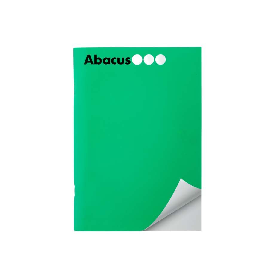 Abacus Libreta grapada  A5 48 hojas liso verde