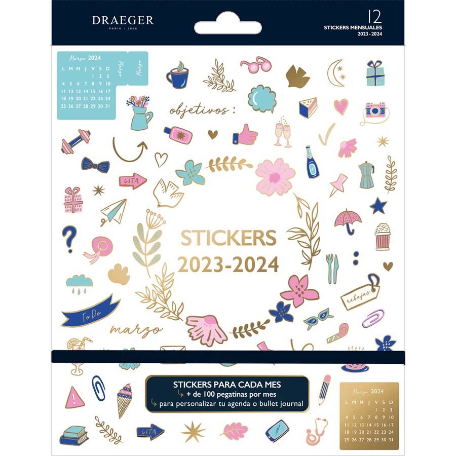 Draeger Bloc Stickers  Organización meses