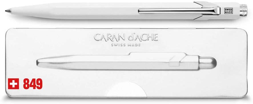 Caran d'Ache Bolígrafo  849 Pop blanco