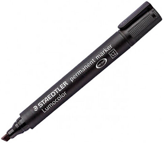 Staedtler Rotulador permanente  Lumocolor 350 negre 10u