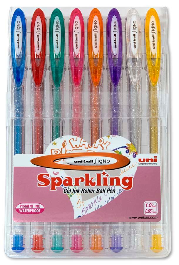 Uni-ball Rollers  Signo Sparkling 8 colores