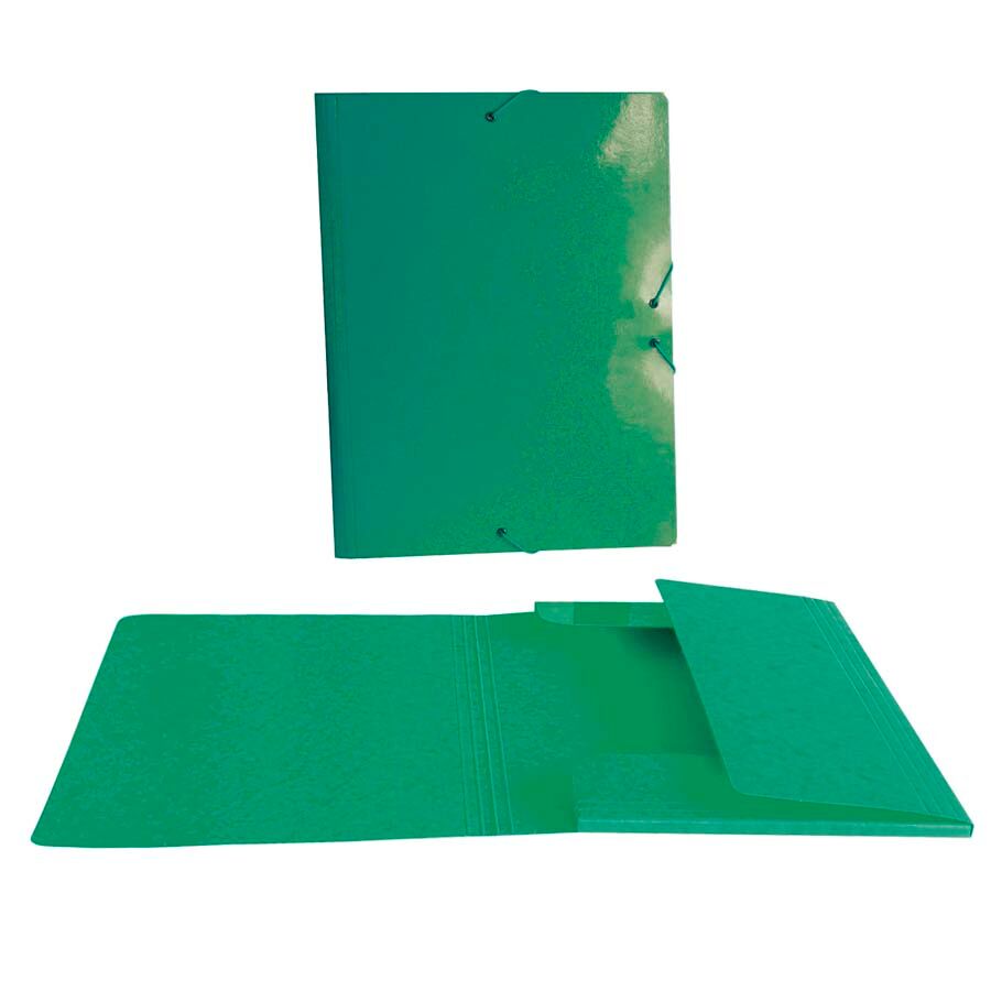 Senfort Carpeta gomas Folio  PP verde