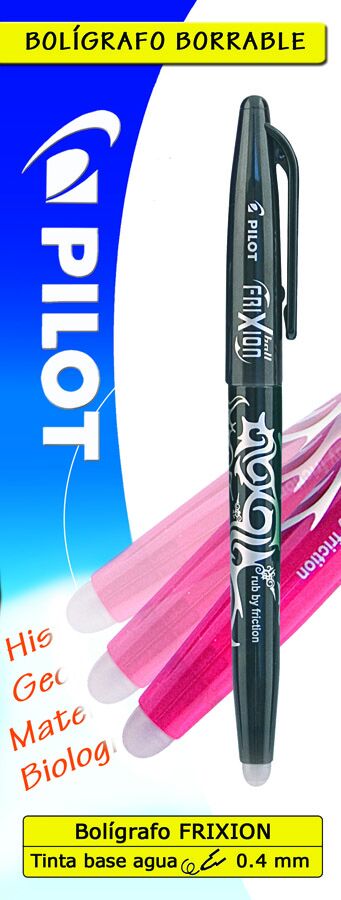 Pilot Rotulador  Frixion negro 1u