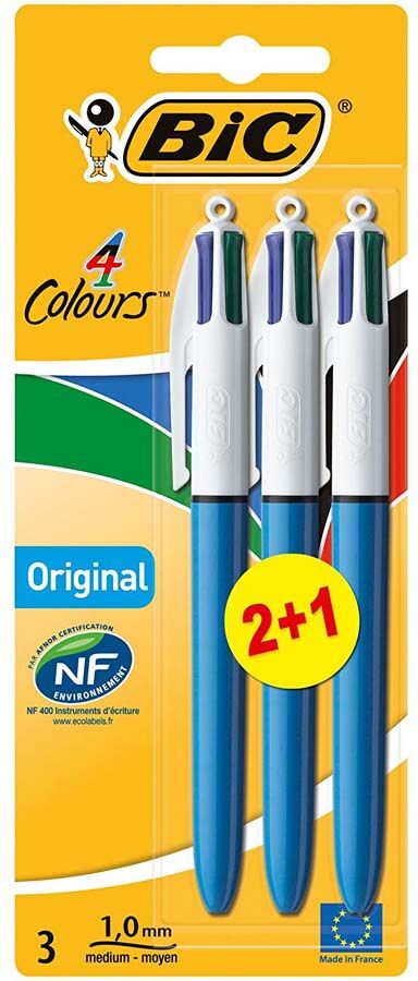 Bic Bolígrafos  4 colours 2+1u