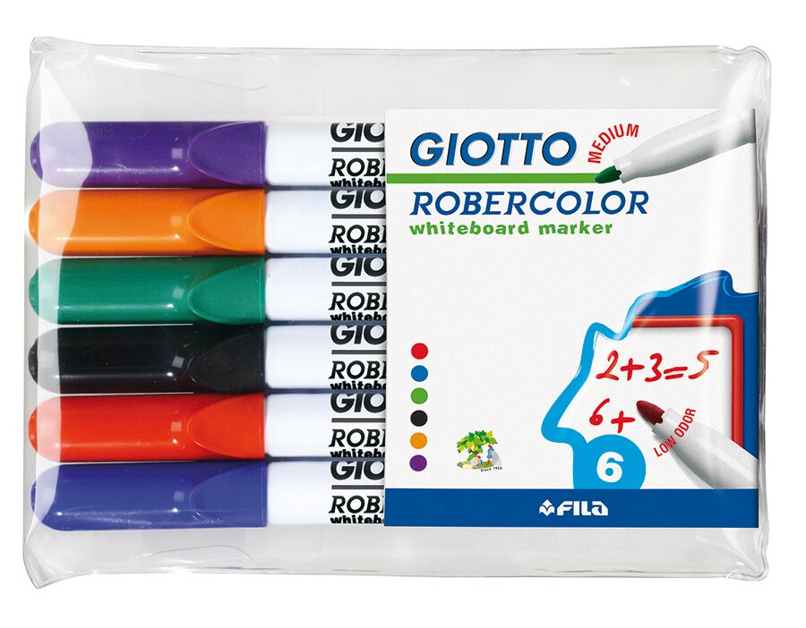 Giotto Rotulador pizarra  Robercolor 6 colores