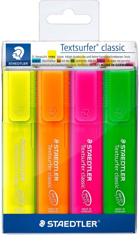 Staedtler Rotuladores Marcadores Fluor  4 colores