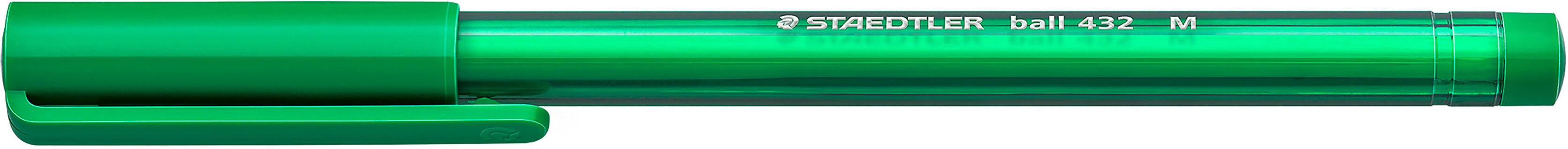 Staedtler Bolígrafo Stick 432 M verde 10u