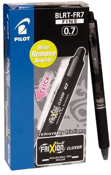 Pilot Rotulador  Frixion Click negro 12u