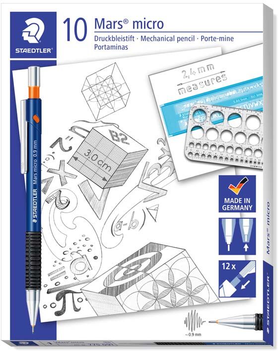 Staedtler Portaminas  Marsmicro 0.9 Cx 10U