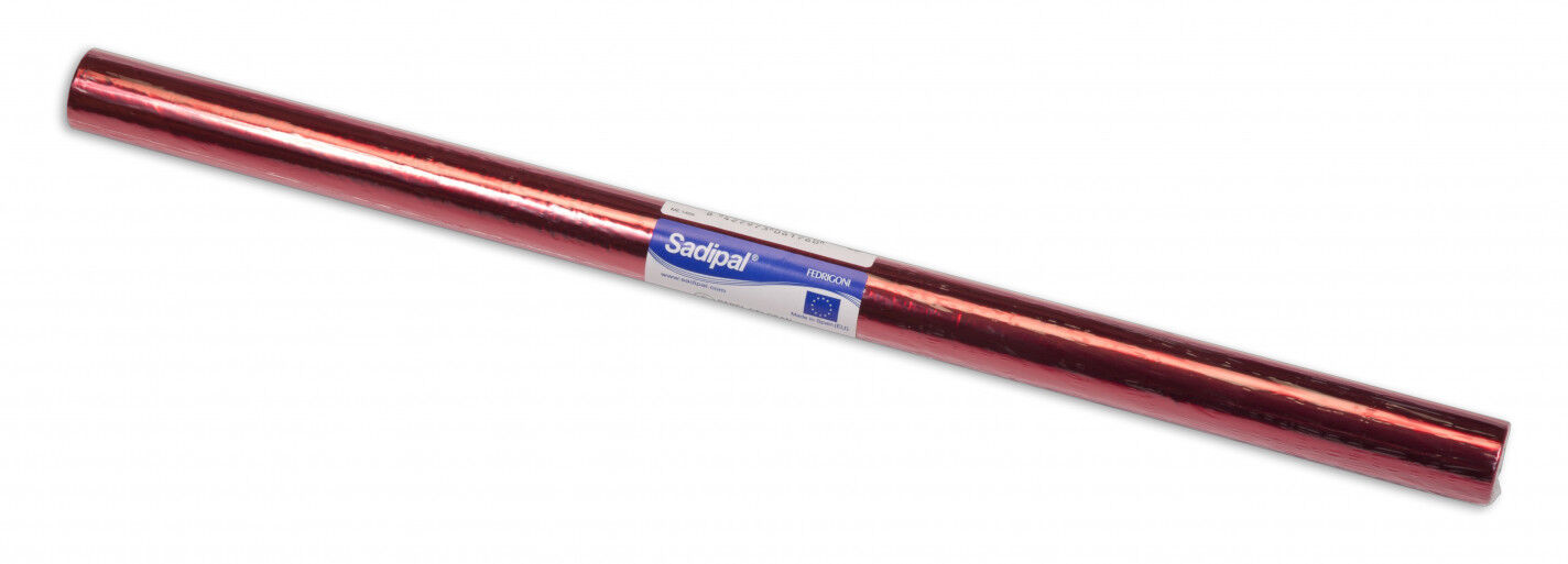Sadipal Rollo de papel celofán taladrado  0,5x16,25 m 30g rosa