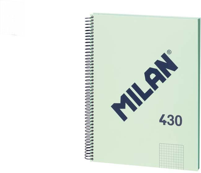 Milan Notebook 1 A4 80h 95g 5X5  1918 verde