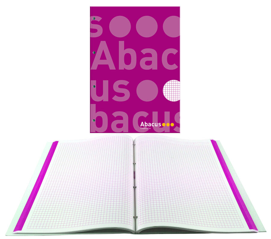 Abacus Notebook1 encuadernado  A4 5x5 70g 100 hojas lila