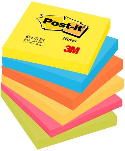 3M Bloc ''Post-It'' 76X76 Energia 6U