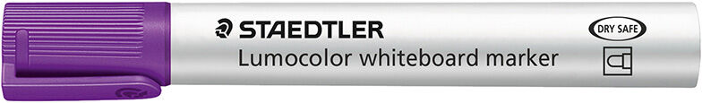 Staedtler Rotulador pizarra blanca  Lumocolor 351 negro 10u