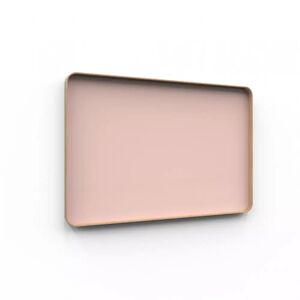 Lintex Lasinen kirjoitustaulu Frame Wall, Väri Naive 640 - Vaaleanpunainen, Yhdistelmä Tammi kehys, Koko L150 x K100 cm