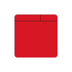 Gerdmans Post-it, magneettinen, punainen, 10 kpl/pakk