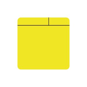 Gerdmans Post-it, magneettinen, keltainen, 10 kpl/pakk