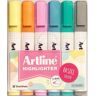 Artline Highlighter 660 Pastel -korostuskynät, 6 kpl