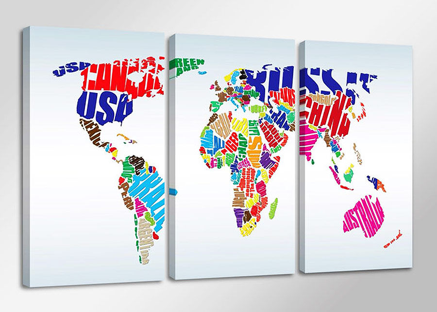 Kolmeosainen taulu WORLDMAP