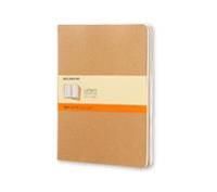 Moleskine Ruled Cahier Xl - Kraft Cover (3 Set) Muu