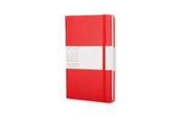 Moleskine Pocket Squared Hardcover Notebook Red Muu