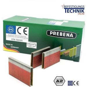 Q-80CRFHA-ETA Q-6774 80mm Agrafes inoxydables A2 Senco sqs 55 Tjep pqz BeA 3,7M KL-39-EN13855 - Prebena