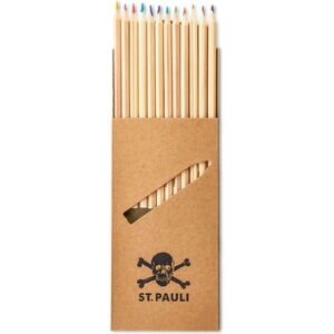 ST.PAULI Crayons de couleur pour le cahier de notes du college St. Pauli, lot de 12