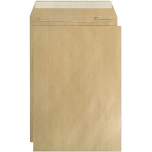 Clairefontaine 7750C Boite de 250 Pochettes Kraft Adour Brun C4-229x324 mm Auto-Adhésives 90g/m² - Publicité