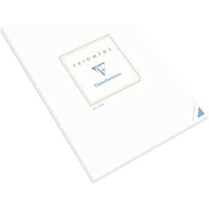 Clairefontaine 6170C Bloc de Correspondance Triomphe 50 Feuilles Unies Blanches A4-21x29,7 cm 90g/m² - Publicité