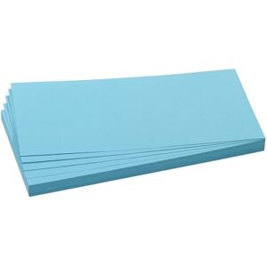 Franken GmbH UMZ 1020 Lot de 500 cartes de présentation rectangulaires Bleu clair 9,5 x 20,5 cm - Publicité