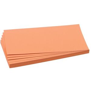 Franken GmbH UMZ 1020 05 Lot de 500 cartes de présentation rectangulaires Orange 205 x 95 mm - Publicité