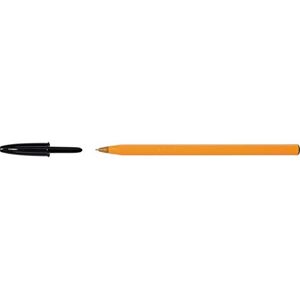 BIC Stylo bille ORANGE Pte Fine 0,7mm Encre Noire - Publicité