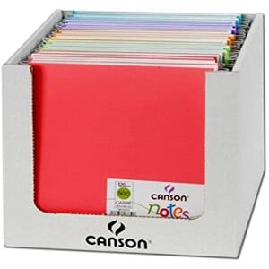 Canson Cahiers, bloc-notes  Carnet de notes 120g/m² 100 pages 18,5x18,5 à l'unité couleurs assorties - Publicité