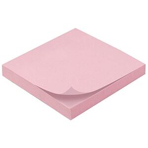 Waytex Bloc note repositionnable 100 feuilles 75x75mm (rose) - Publicité