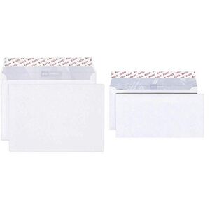Elco 60281 Boite de 500 enveloppes sans fenêtre Format DL Blanc :  : Fournitures de bureau