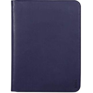 Rhodia 168120C Conférencier Porte-Documents Bleu Nuit pour Bloc-Notes et Cahiers A4 ou A4+ Dimensions Fermé 25,5x34 cm Pochette pour Tablette Simili Cuir Premium - Publicité