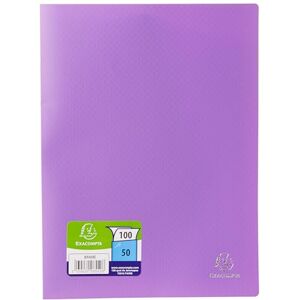 EXACOMPTA Lot de 12 Portes vues prolypro souple grainé opaque 100 vues A4 Coloris Aléatoire - Publicité