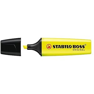 STABILO Surligneur "BOSS ORIGINAL" Lot de 2 Jaune - Publicité