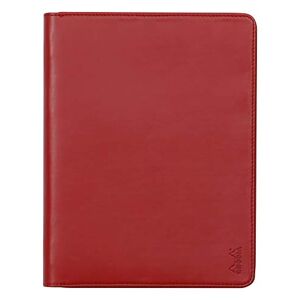 Rhodia 168106C Conférencier Porte-Documents Coquelicot pour Bloc-Notes et Carnets A5 ou A5+ Dimensions Fermé19,5x25,5 cm Pochette pour Tablette Simili Cuir Premium - Publicité